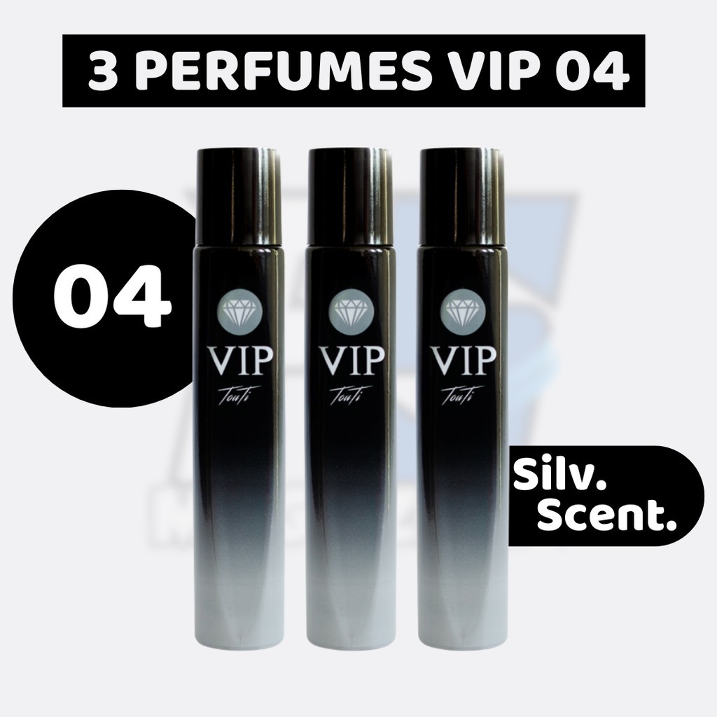 Kit 3 Perfumes VIP Nº04 (Silv. Scent) - 50ml em Oferta na Shopee