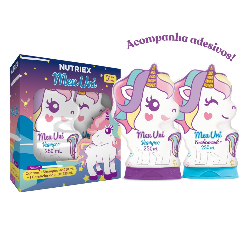 Kit Shampoo E Condicionador Infantil Meu Uni Kids Nutriex em Oferta na Shopee