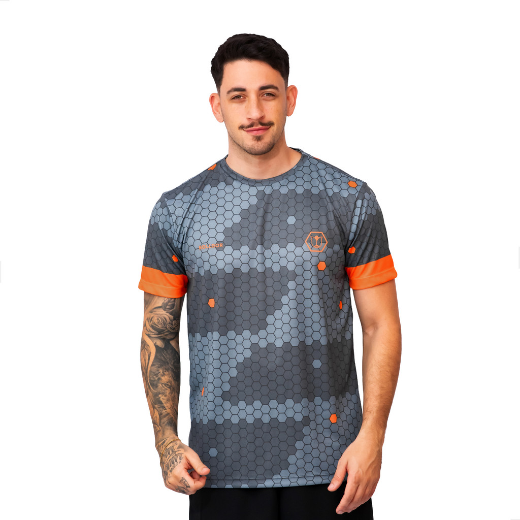 Camisa Dry Fit Academia Treino corrida Masculina Com Proteção Uv Camiseta Academia Masculino