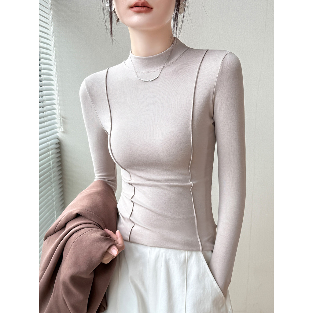 Primavera outono estilo ocidental camisa pequena 2026 novo estilo de venda quente outono manga comprida camiseta feminin