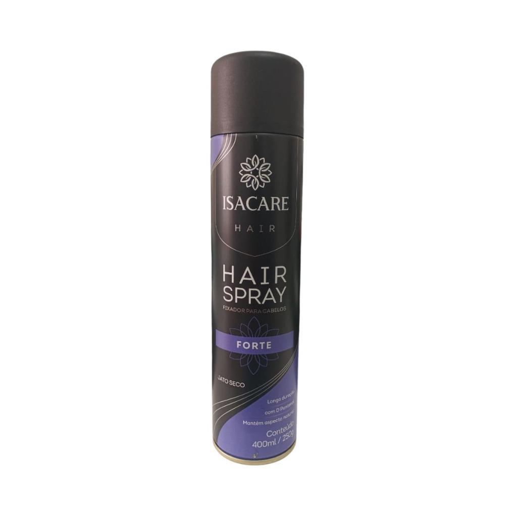 Hair Spray Forte Isacare 400ml em Oferta na Shopee