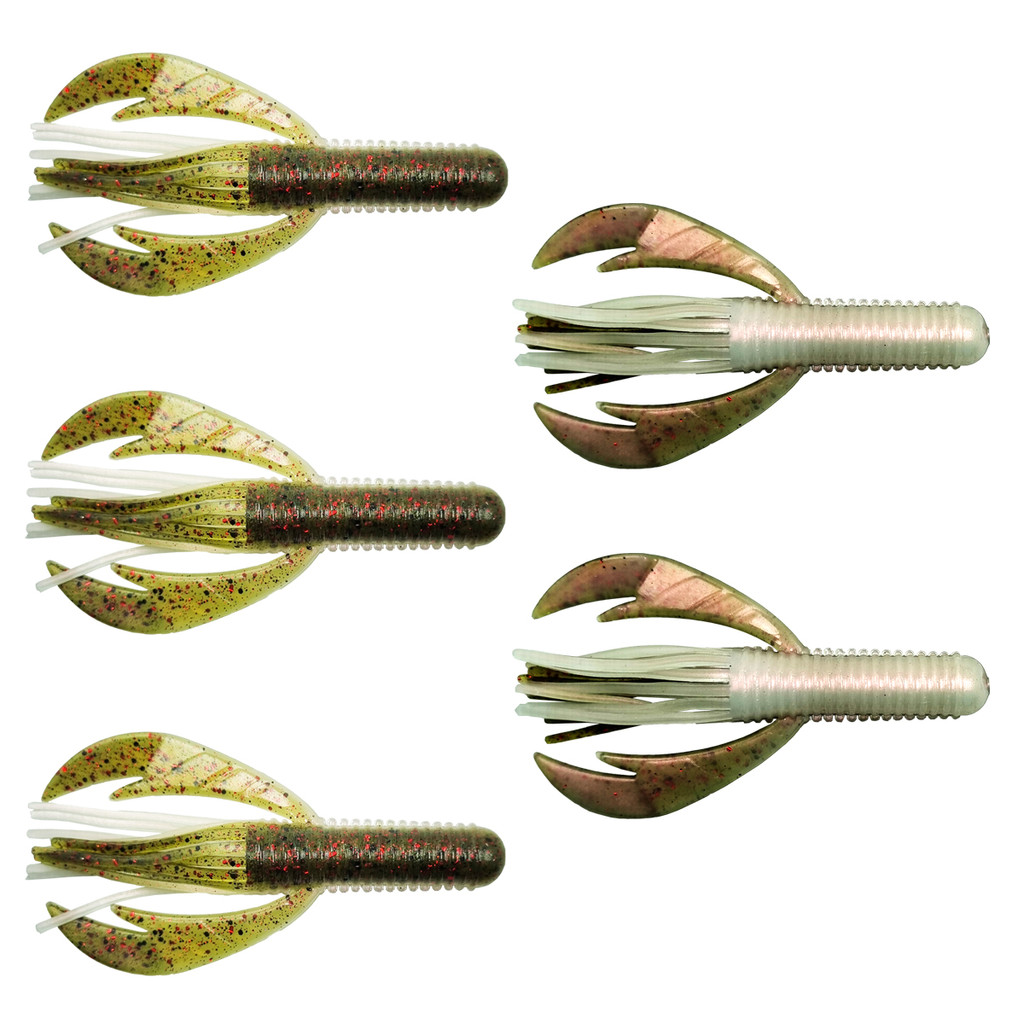 Isca Artificial Soft para Pesca de Traíra Paca Tube Bicolor - Ueki Custom Baits