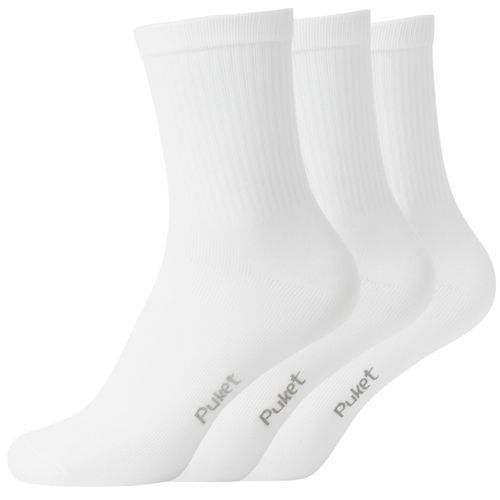 Kit 6 Pares Meia Unissex Infantil Cano Médio Diário Maciez Conforto Puket