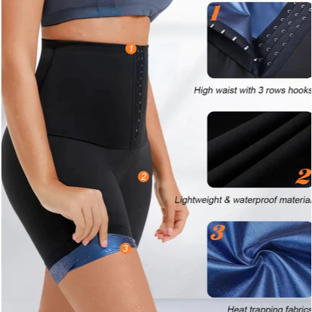 Bermuda Legging Efeito Sauna Modeladora Queima Gordura Shape