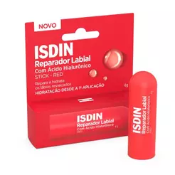 Reparador Labial Isdin Stick com Ácido Hialurônico Red 4g