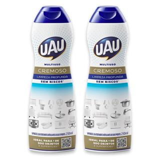 Kit 2un Saponáceo Cremoso 250ml UAU Tradicional Multiuso em Oferta na Shopee