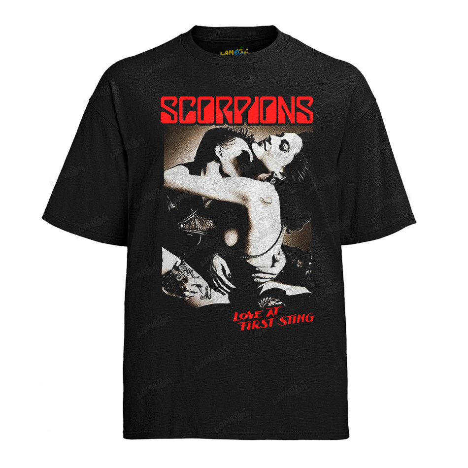 Camiseta Algodão Scorpions Love at First Sting