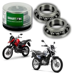 KIT CAIXA DE DIREÇÃO COM COLAR DE ESFERAS SUPERIOR INFERIOR SMARTFOX XTZ 125 XTZ CROSSER 150