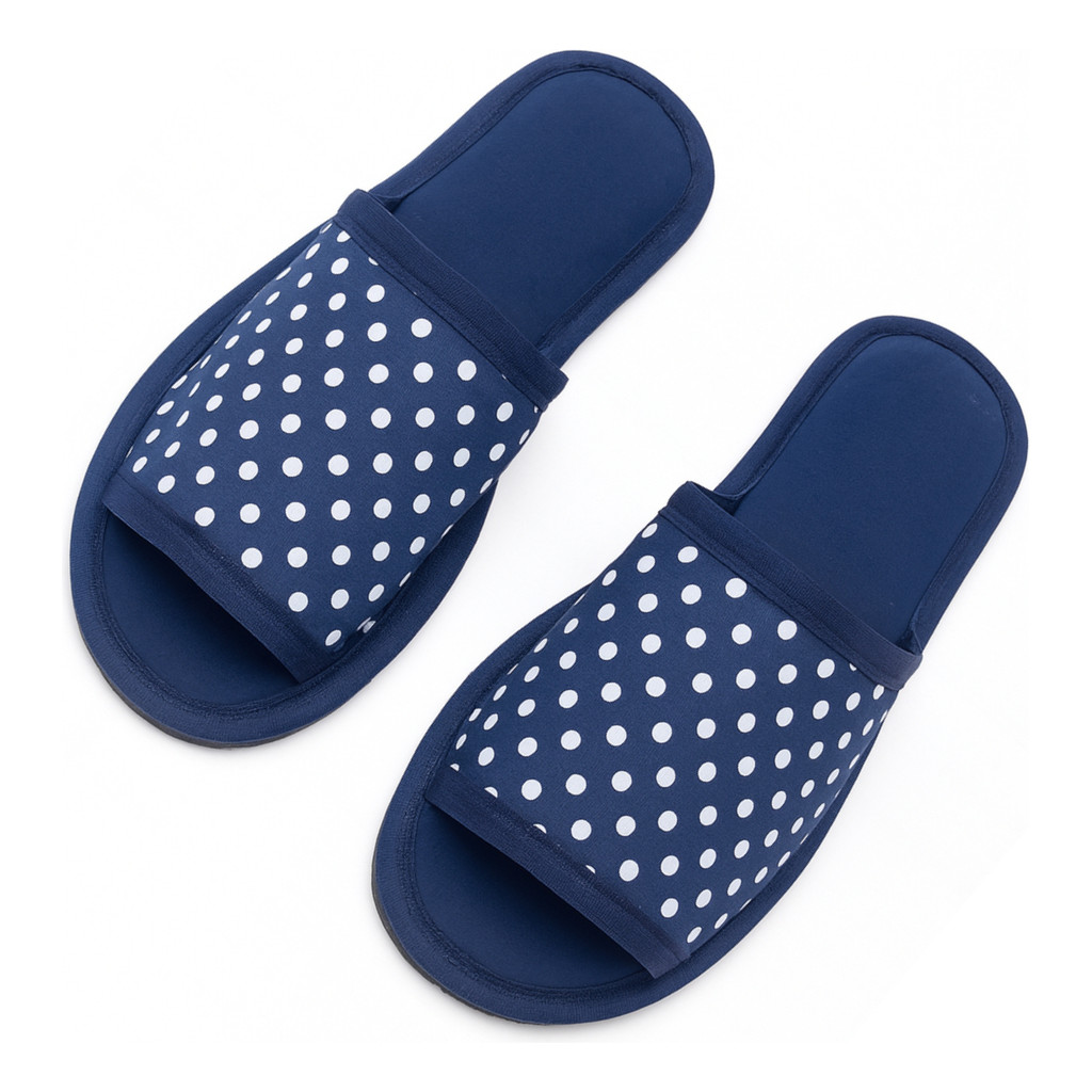 Chinelo Feminino De Pano Liso Com Poá Conforto em Oferta na Shopee