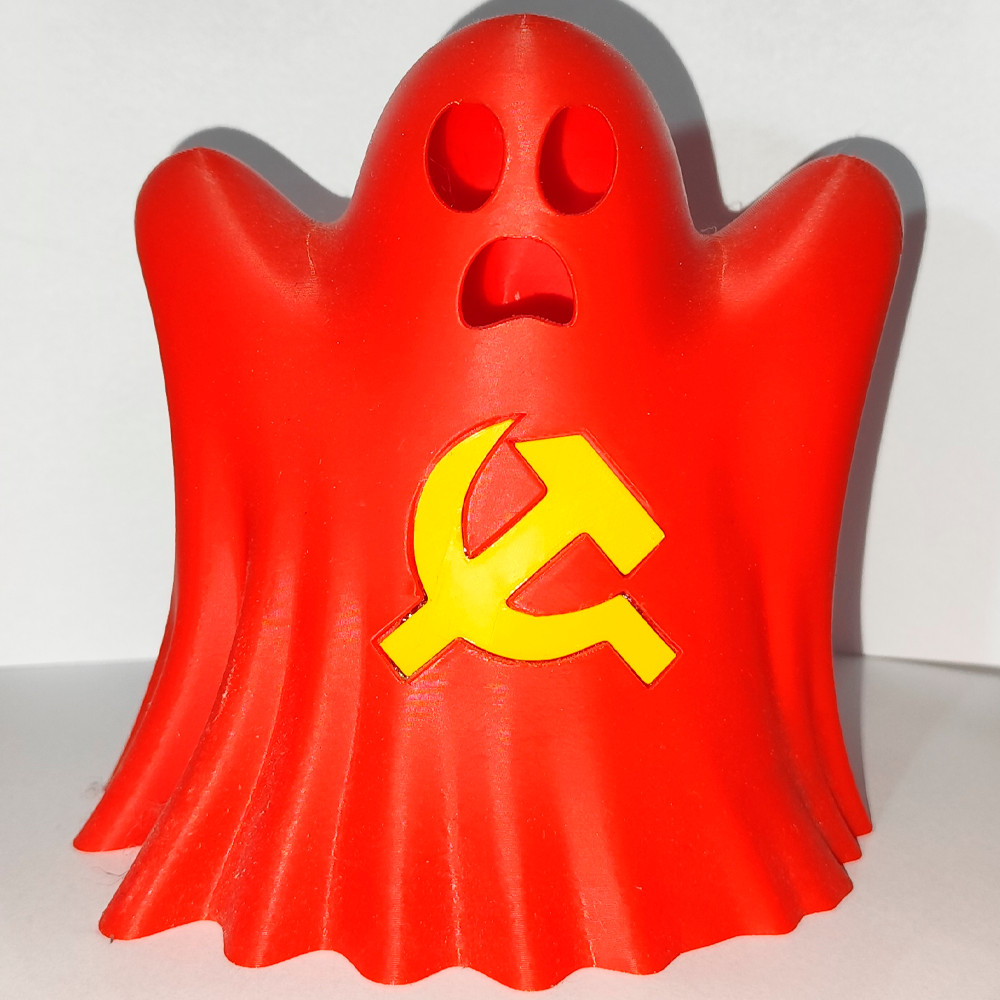 Fantasma do Comunismo - Grande - Escultura Decorativa 13cm Geek Humor Colecionável