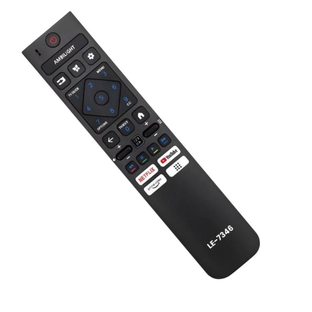 Controle Remoto Para Smart TV Philips LED Ultra HD 4K Ambilight 58PUG7019
