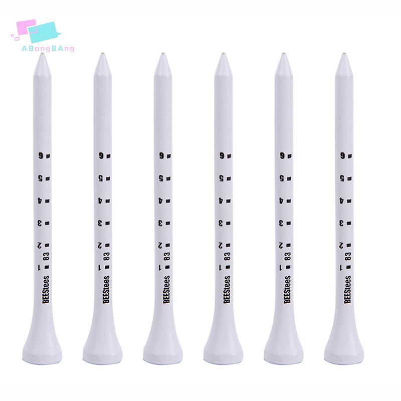 Abongbanghn 50 Peças Camisetas De Golfe 83mm Branco Madeira T Escala