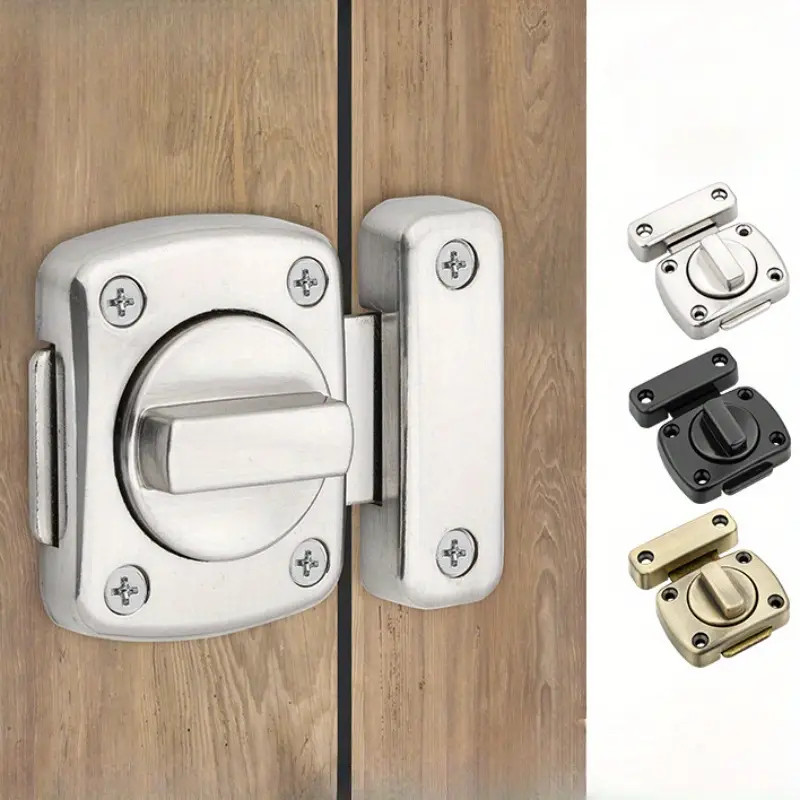 Fechadura Trava De Segurança liga de zinco Porta De Aço Inox Tranca Anti Roubo Fácil instalação