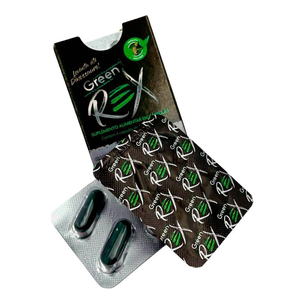 Green Rex 500Mg Suplemento Alimentar Com 4 Cápsulas em Oferta na Shopee