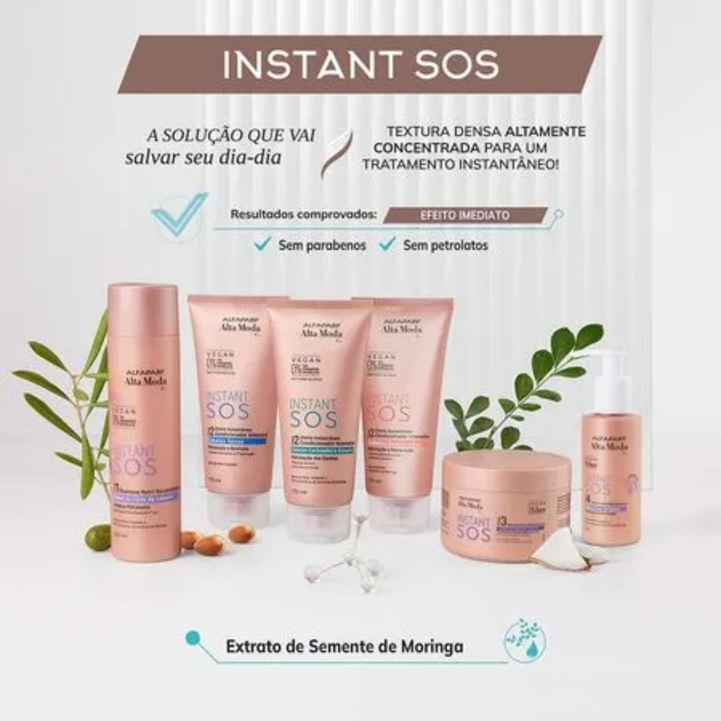 Condicionador AlfaParf Hidratação E Reparação Instant SOS 170ml — imagem 2 de 2