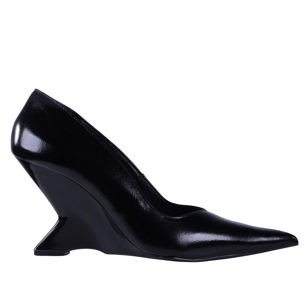 Sapato Feminino Zariff Salto Anabela 2105-6718 Preto