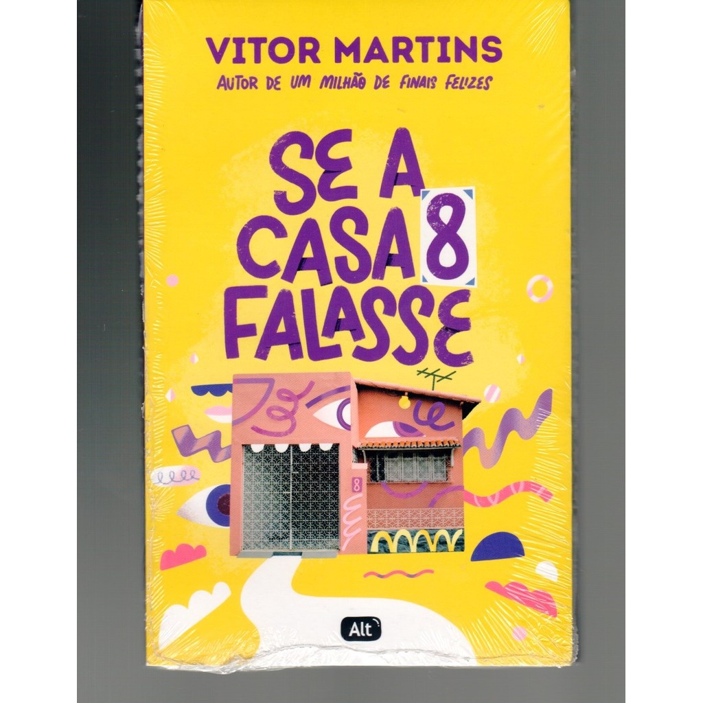 Livro Se a casa 8 falasse, de Vitor Martins
