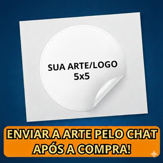 120 Adesivos Personalizados 5x5 para Decoração Criativa em Oferta na Shopee