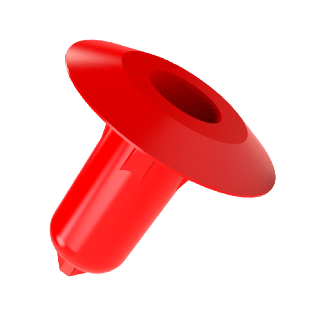 Kit 10 Bucha Forro Porta Palio Idea Strada Uno Ducato Vermelho