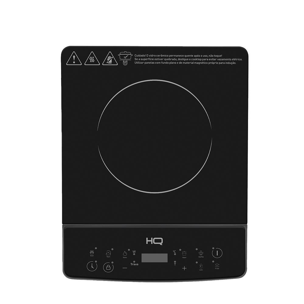 Cooktop de Indução HQ 1 Boca Portátil 1200W Preto HQ-IDS2001 127V
 em Oferta na Shopee