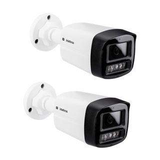 Kit 2 Câmeras IP 2 Megapixels 30m PoE Full Color VIP 1230 FC+ Intelbras