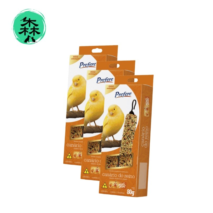 Kit Bastão Prefere Canário 90gr - 3 und