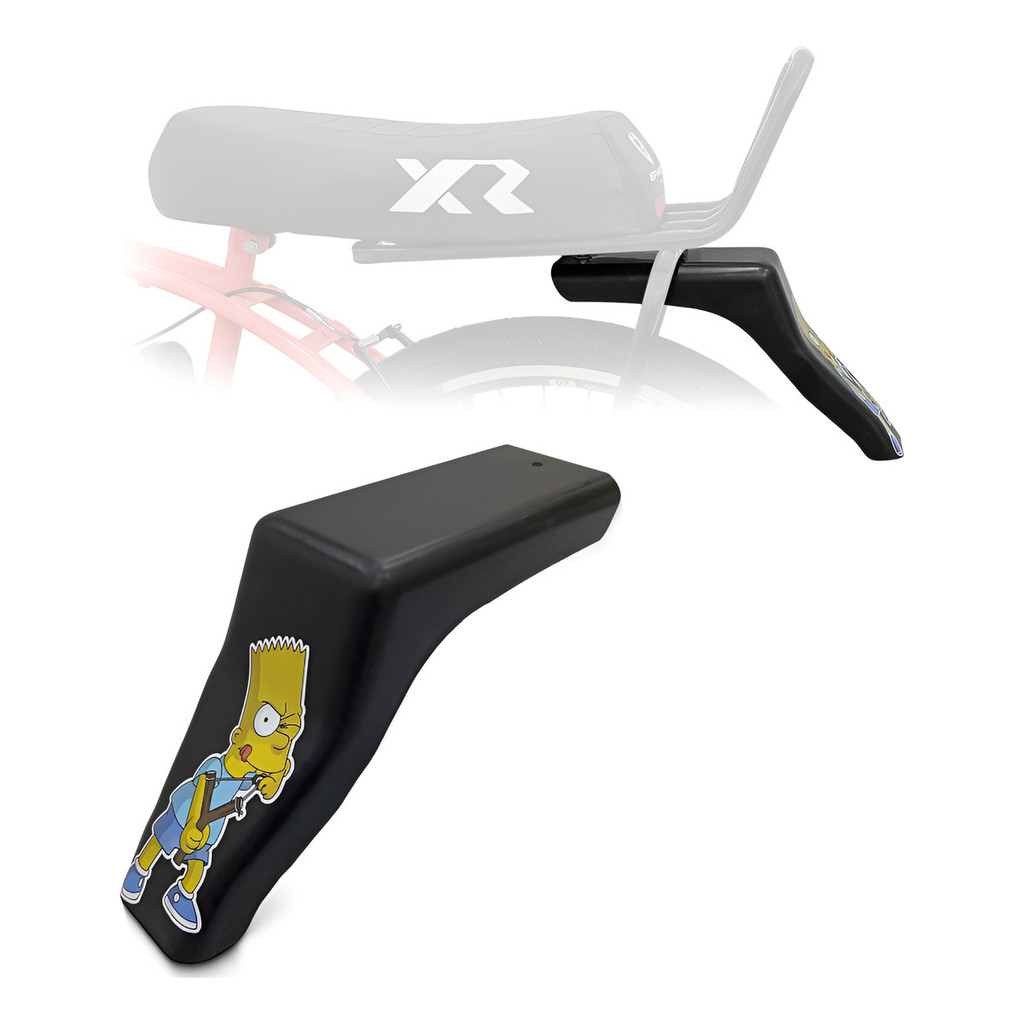 Paralama Traseiro Para Banco De Mobilete Xr Caloi Bikelete em Oferta na Shopee