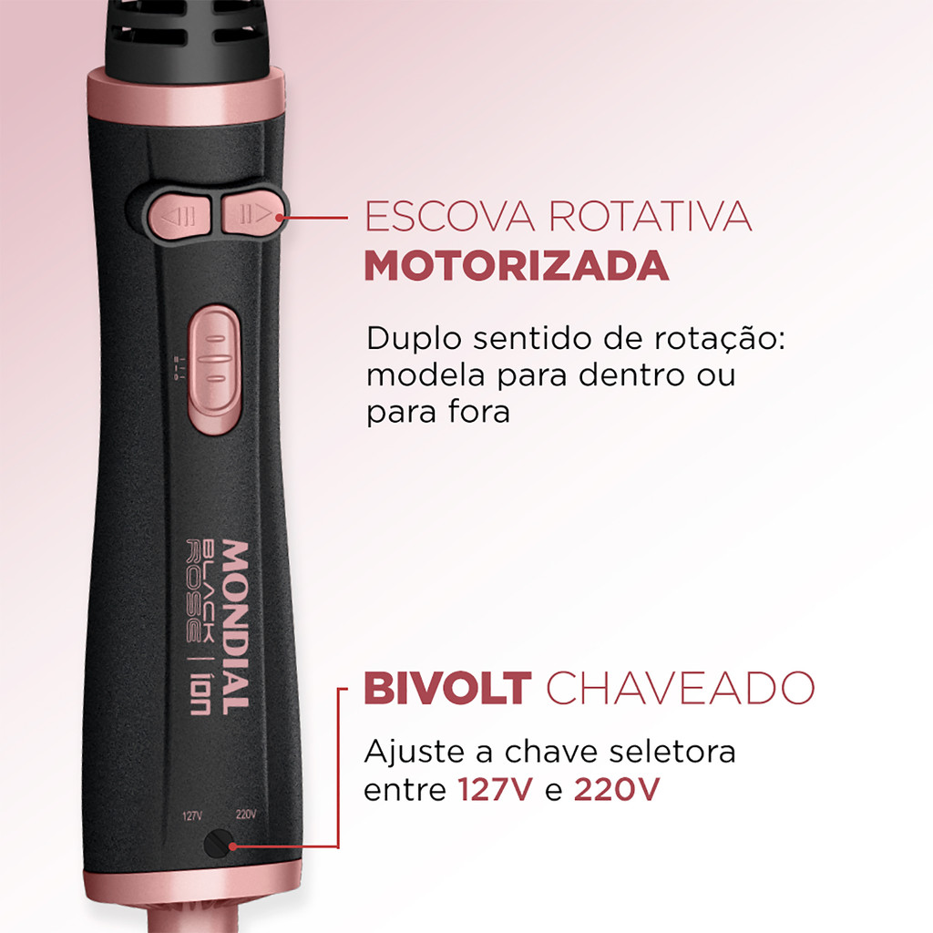 Escova Rotativa Black Rose - Mondial · foto 2