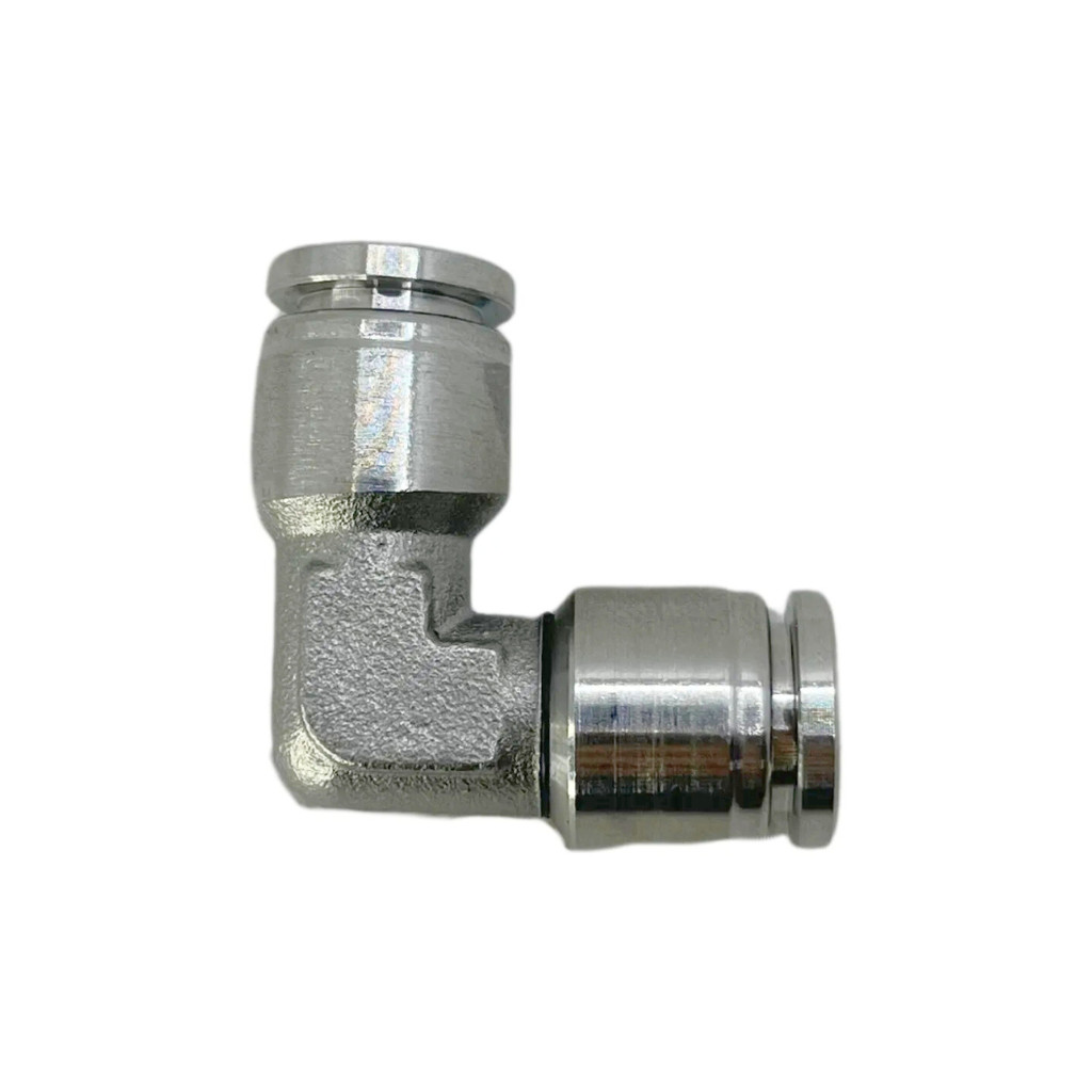 Conexão Pneumática União Cotovelo Aço Inox Tubo 06mm Engate
