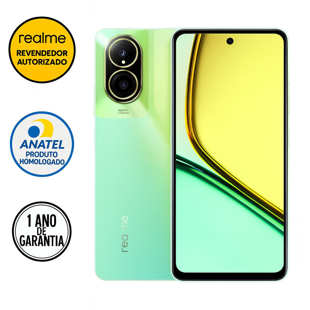 Celular Smartphone Realme C75x C 4g 256gb/8gb Ram Azul Global Anatel Revendedor Autorizado Realme - Miniatura 2