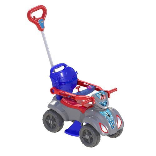 Quadriciclo Infantil com haste guia segurança Spyder Passeio parque