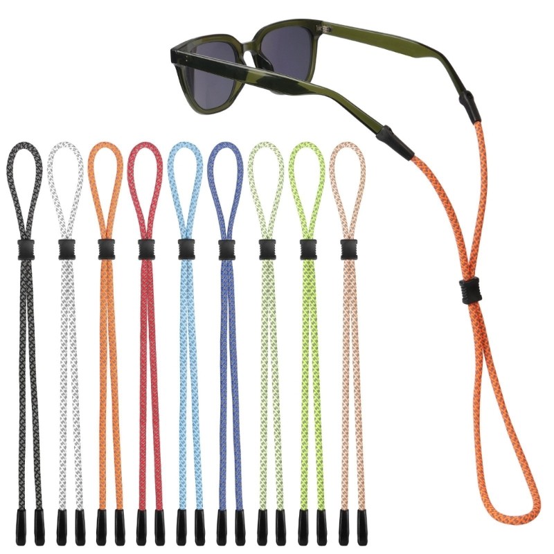 Multiple Sport Eyewear Lanyard Correia Suporte Óculos Tecnologia Antiderrapante