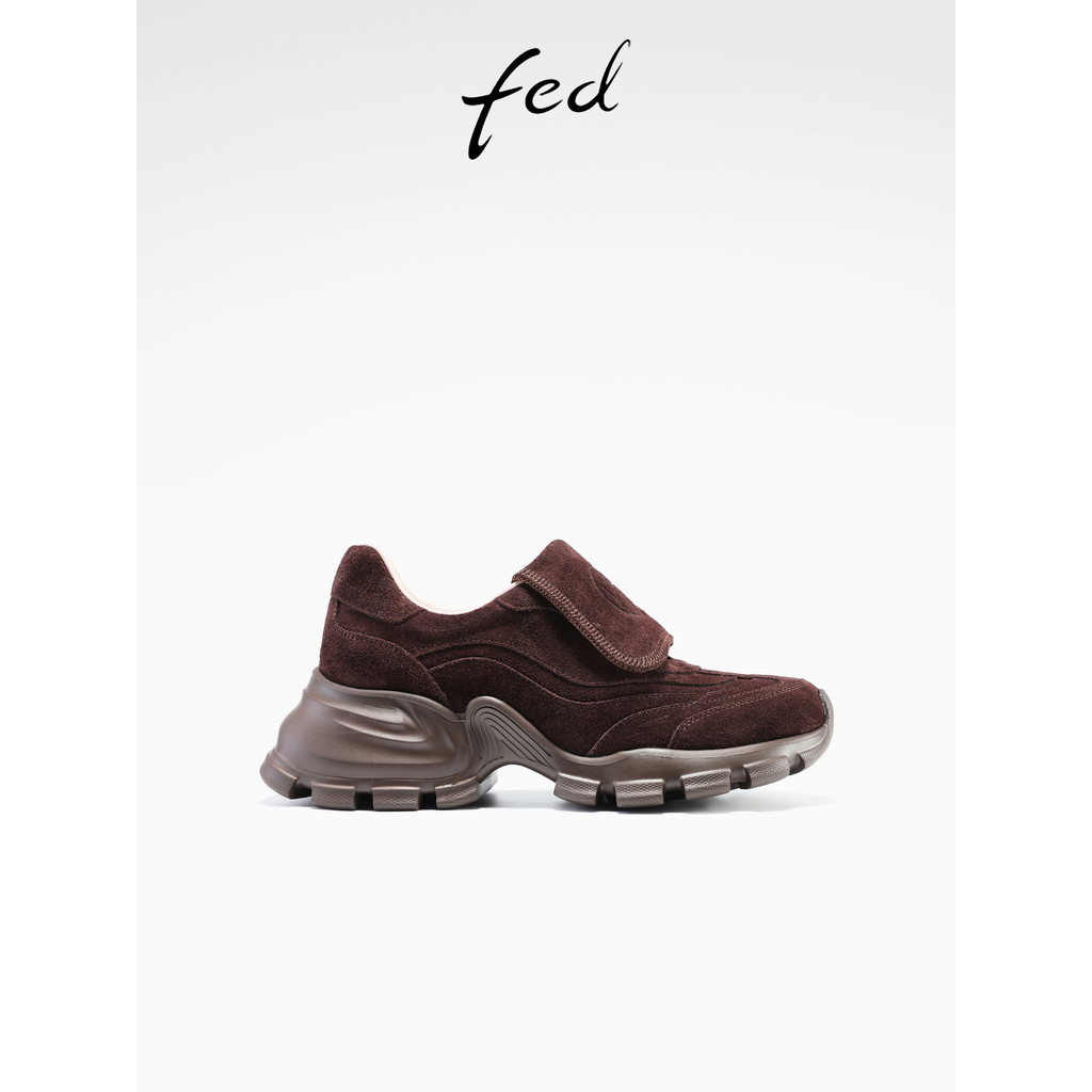 Fed Flip papai sapatos outono novo estilo sapatos femininos de sola grossa sapatos de aumento de altura Retro sapatos ca