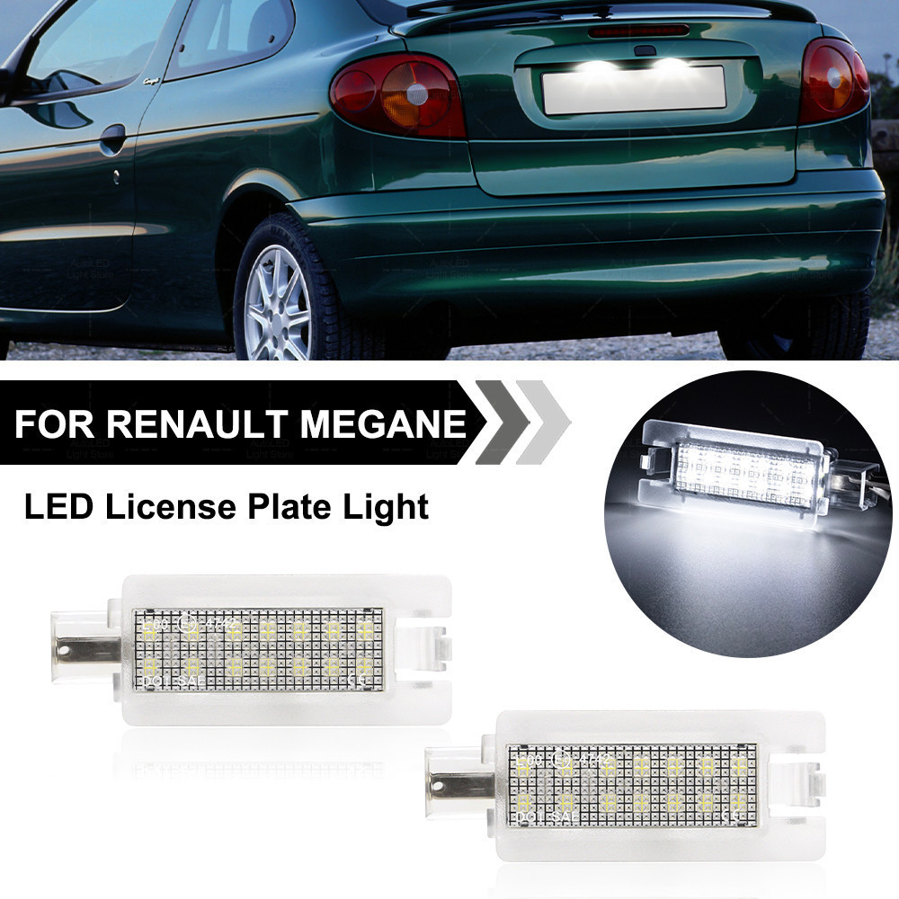 Para Renault Megane 1 MK1 Cênica LED Luz Da Placa De Licença Clio 1 MK1 2 MK2 Twingo Lâmpadas Identificação OEM # : 7700