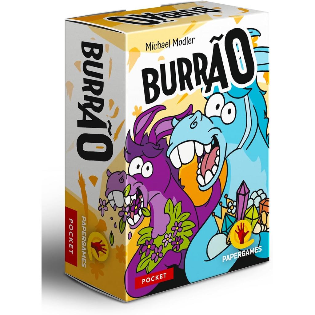 Jogo Burrão PaperGames Jogo De Cartas E Dados Divertido Estratégico