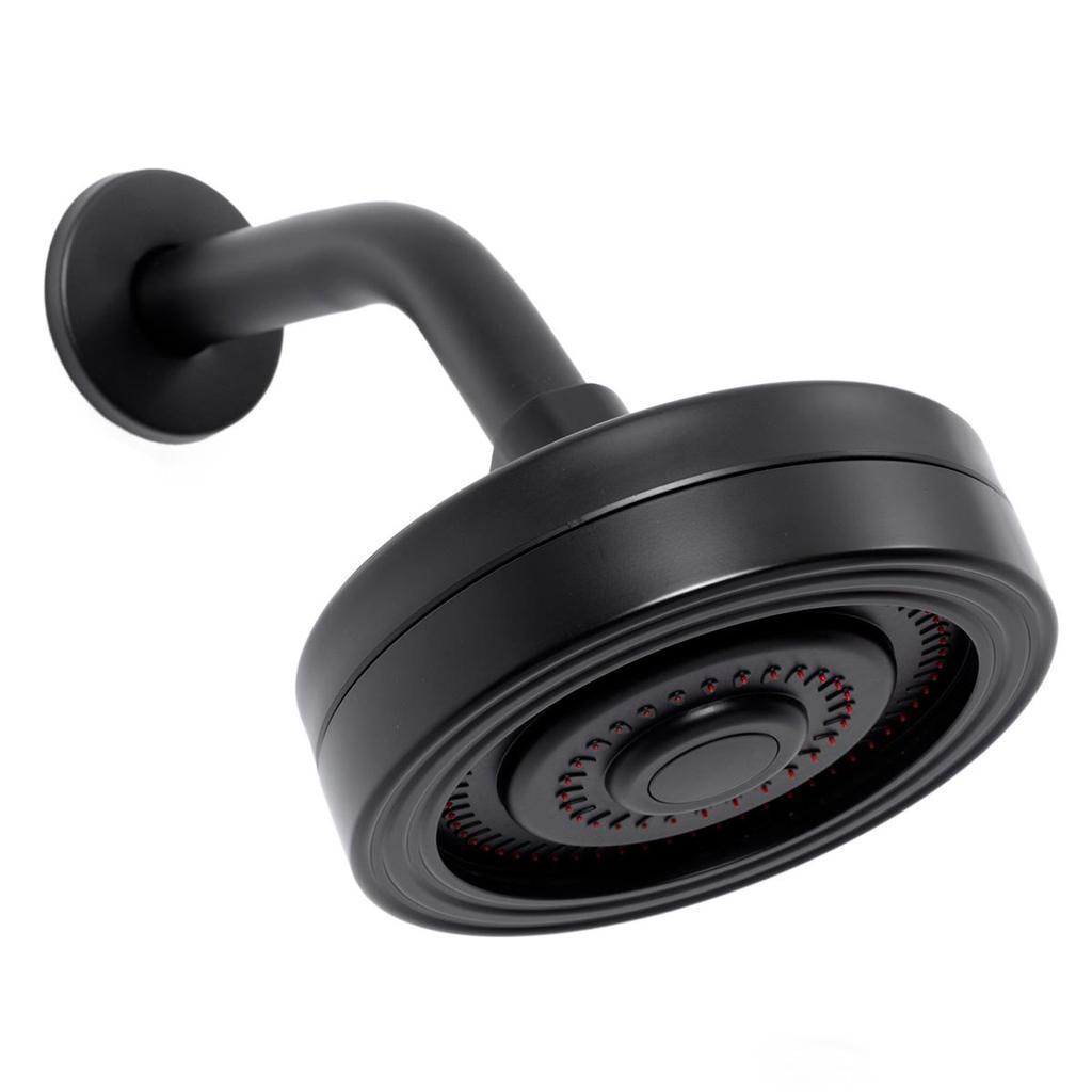 Ducha Chuveiro Autolimpante Redondo de Parede Mauá Pingoo - Preto em Oferta na Shopee