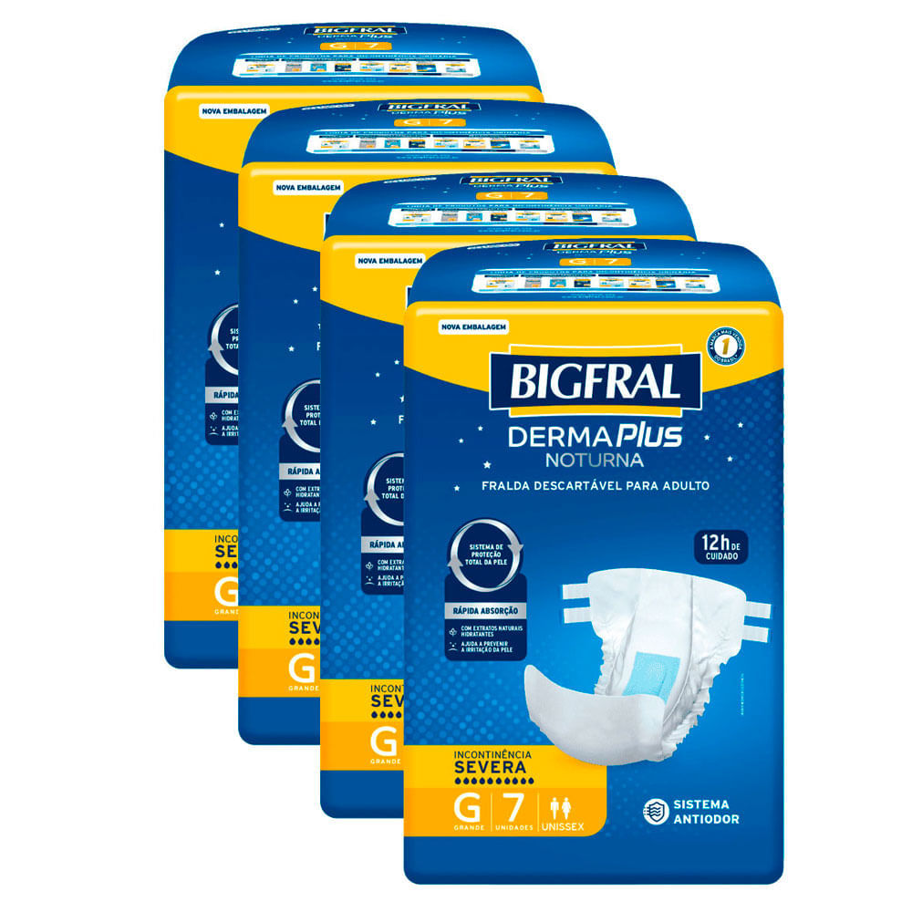 Fralda Bigfral Derma Plus Noturna: Onde Comprar | BuscaProdutos