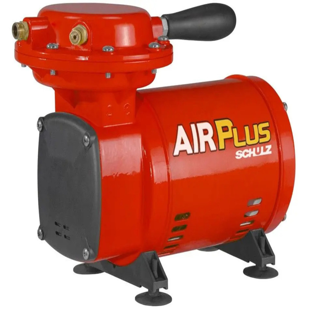 Motocompressor Portátil Ms2,3 Airplus 1/3cv 220v Schulz Vermelho