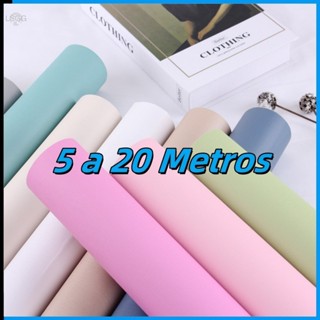 Papel Adesivo 5 Metros x 45cm Fosco Branco para Envelopamento, Sala, Quarto, Moveis em Oferta na Shopee