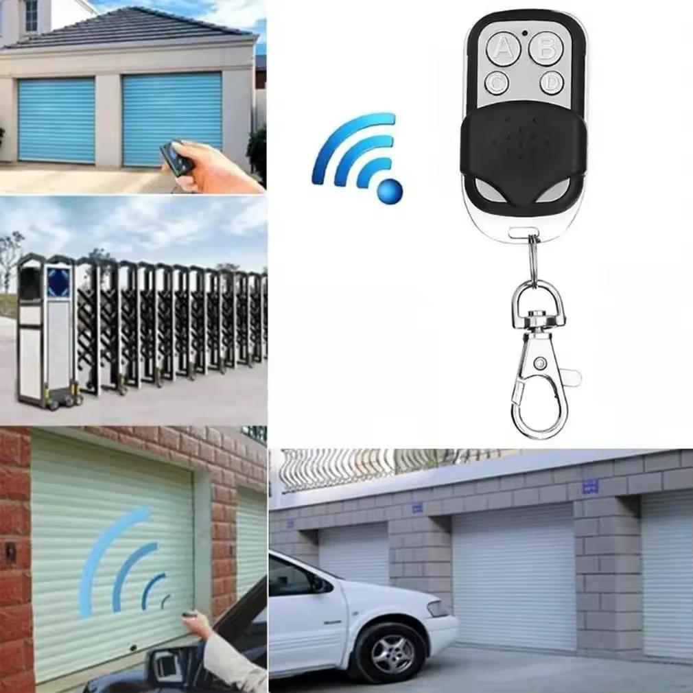 KIT 2 Controle ORIGINAL de Portão Electrónico Remoto Compatível 433Mhz automático Garagem 4 Botões Residencial univ