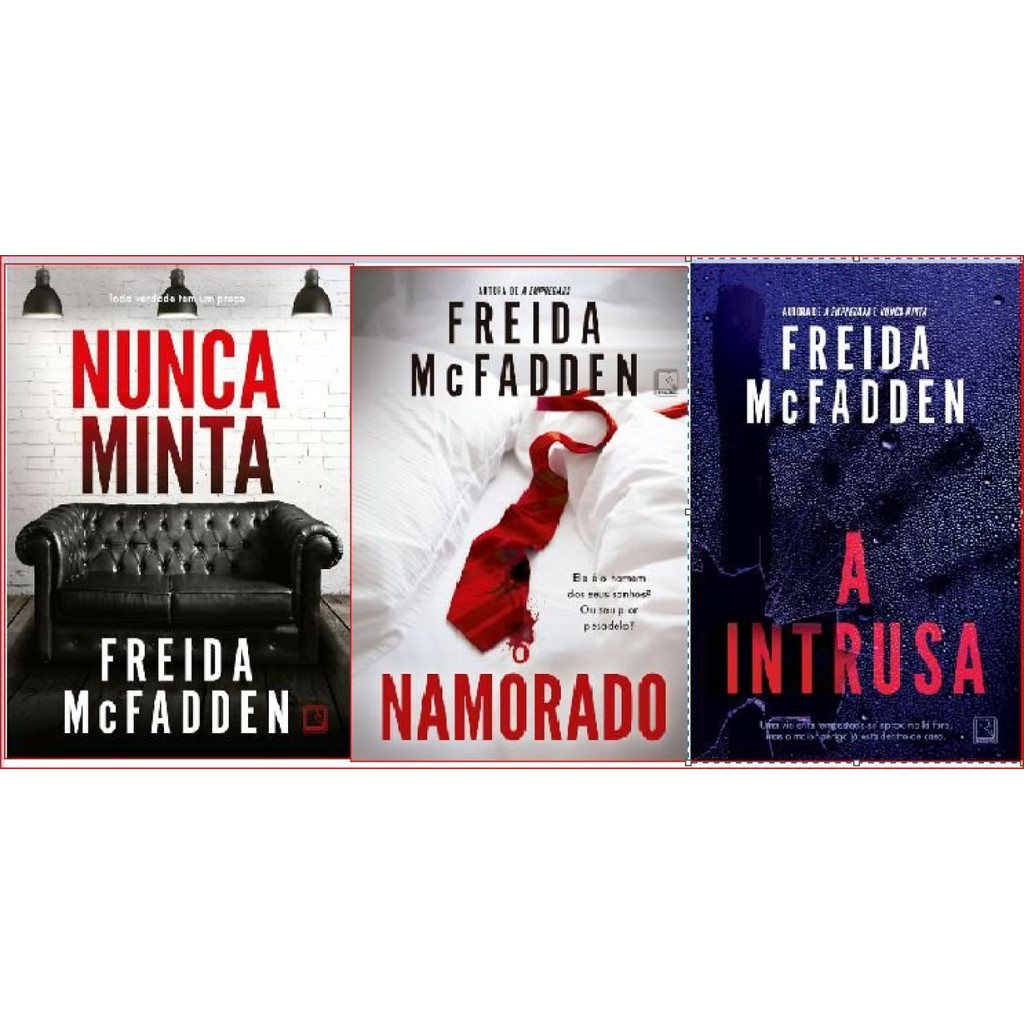 KIT NUNCA MINTA + O NAMORADO + A INTRUSA em Oferta na Shopee