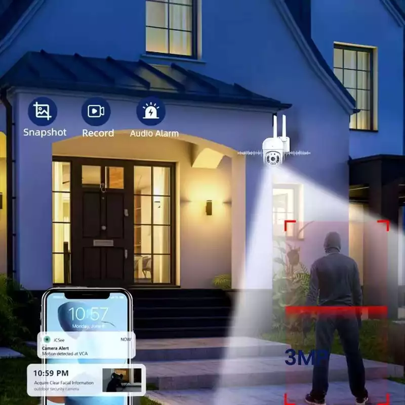 Câmeras de Segurança Wi-Fi 2.4G Inteligente Icsee — foto 7