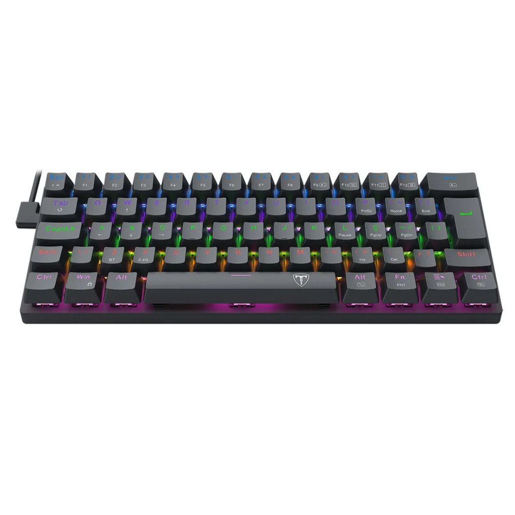 TECLADO MECANICO GAMER KALKAN LOKI 60% PRETO KLK00015