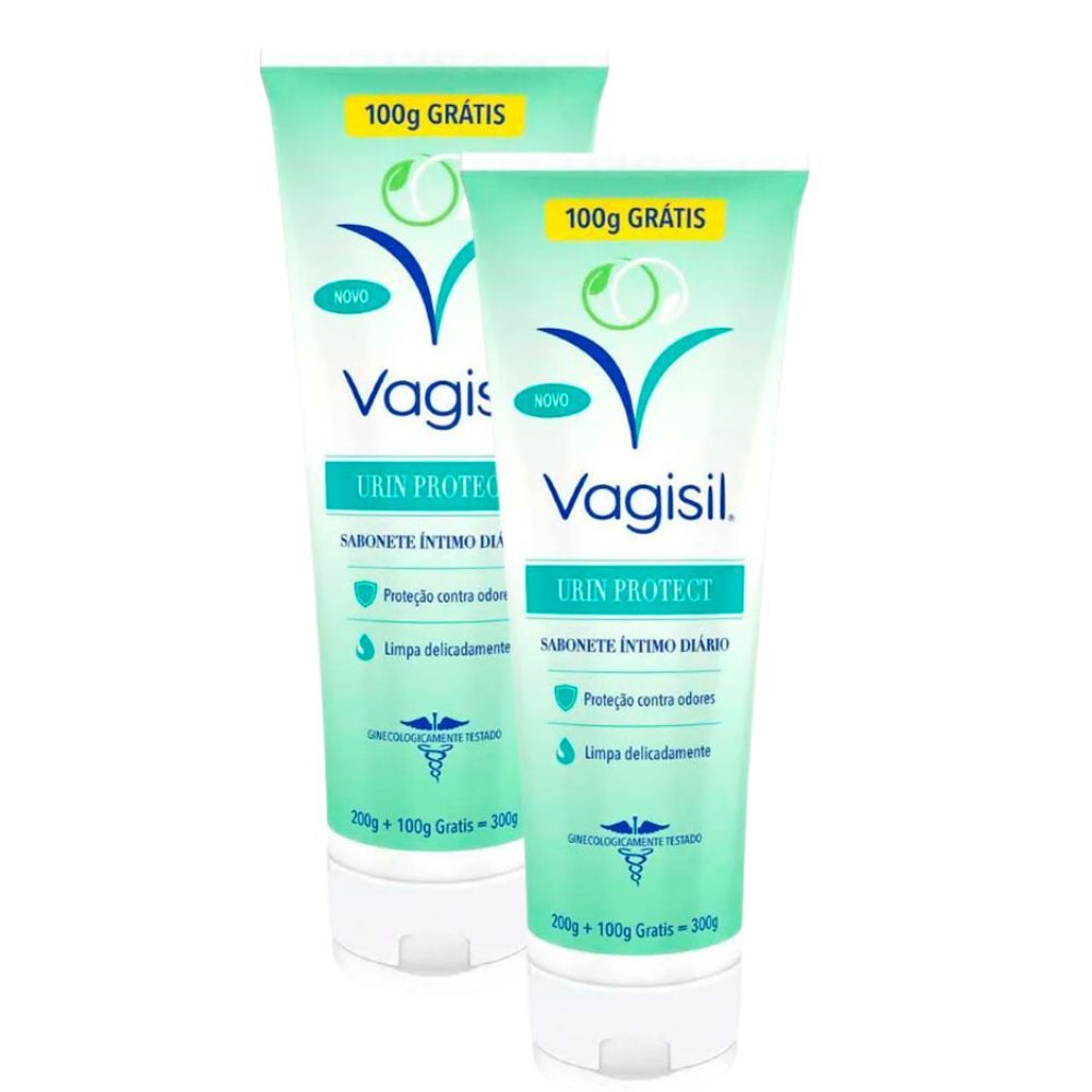 Kit 2 Sabonete Vagisil Urin Protect 300g em Oferta na Shopee