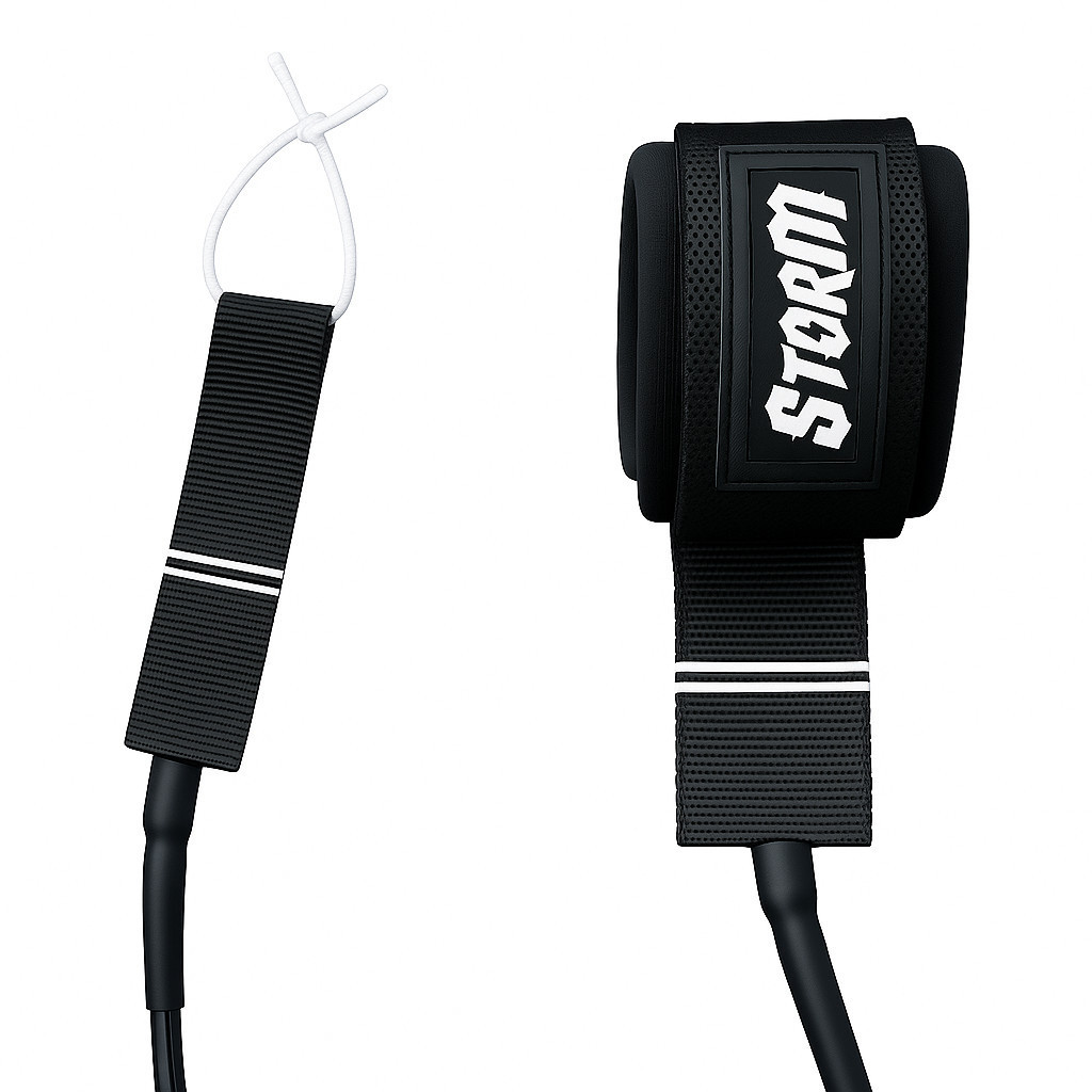 Leash Strep Cordinha Prancha Surf 6'x5mm Competir com 2 Giradores