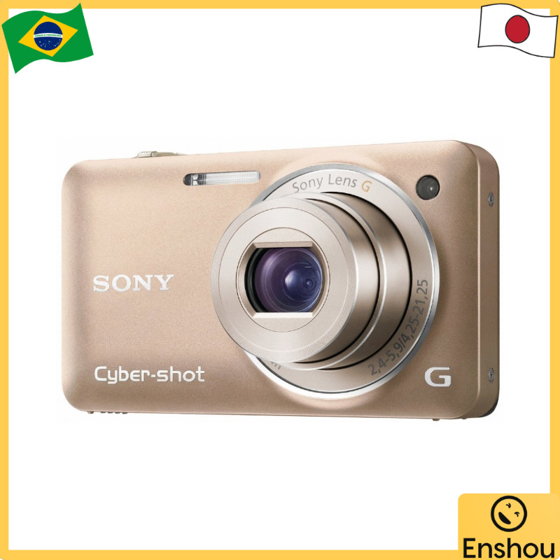 [USED]Do Japão [USADO]SONY Digital Camera Cyber-Shot WX5 (12.2 MP CMOS / 5x Optical) Gold DSC-WX5/N