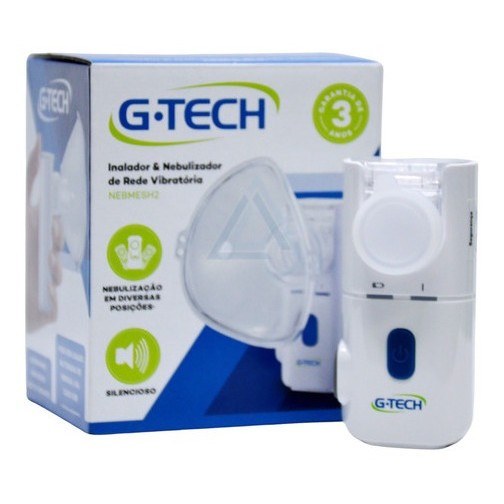 G-tech Nebmesh2 Inalador E Nebulizador De Rede Vibratória Branco