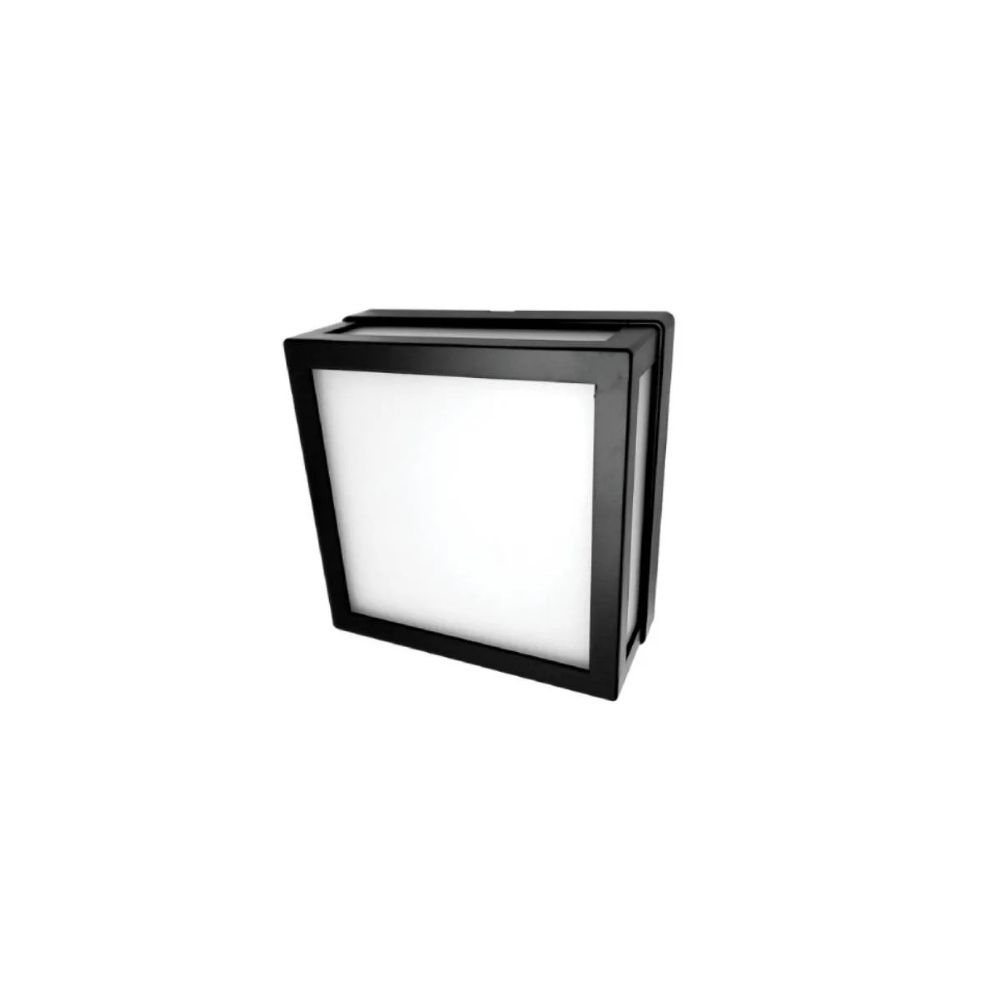 Arandela LED ALQ03 8W 3000K Preta - Nitrolux