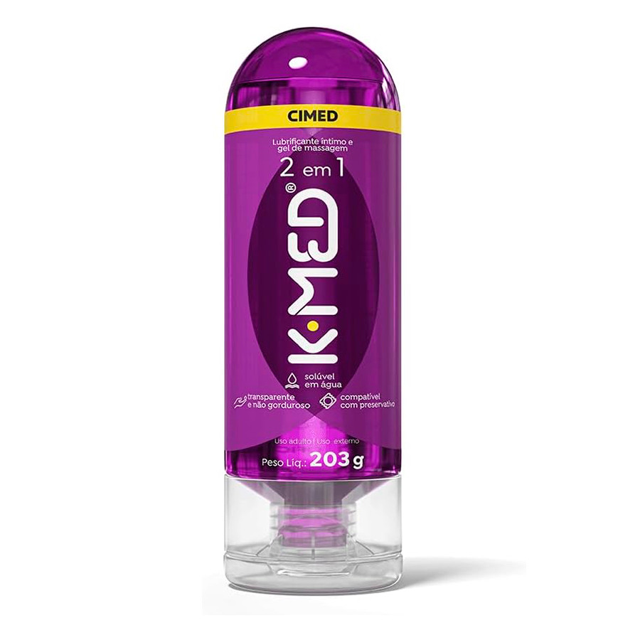 Gel Lubrificante Íntimo K med 2 em 1 203g Sex Shop