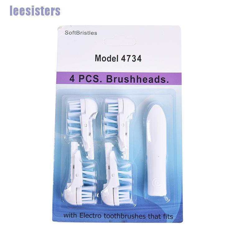 4 escovas de dentes de substituição / Oral-B Cross Action Power Dual Action Cleaning